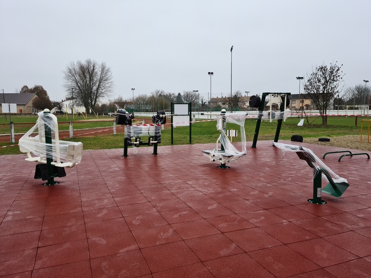 Kalocsa városi sporttelepén is használható a street workout pálya