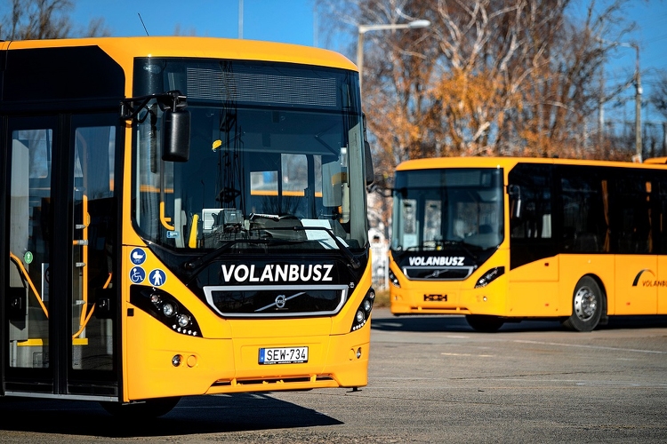 Tíz új autóbuszt állít forgalomba a Volánbusz a Bács-Kiskun vármegyében