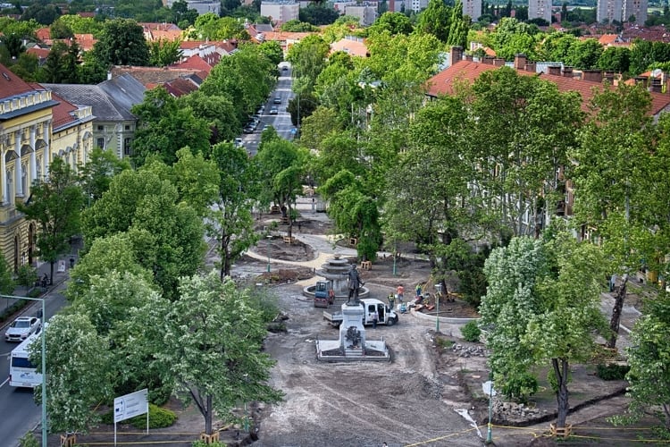 Tovább szépül a ligetes főutca Kiskunfélegyházán