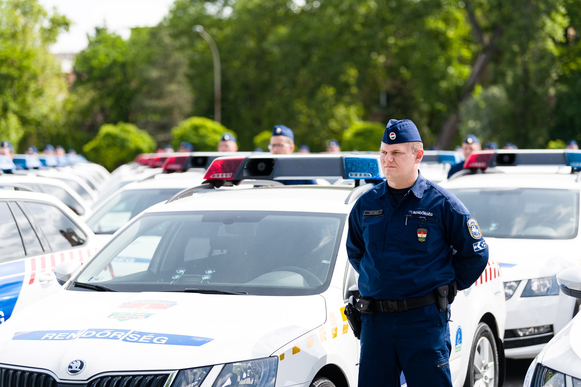 Ötszáz új autót kapott a rendőrség
