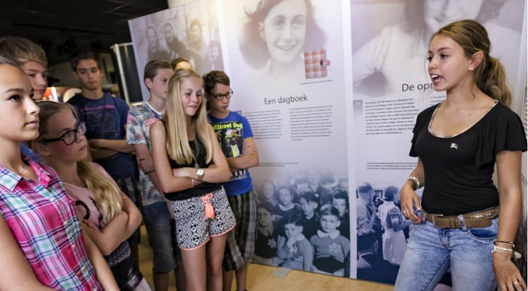 Az amszterdami Anne Frank Ház felhívása diák tárlatvezető képzésre Pécsett