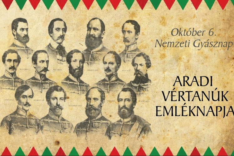 Az Aradi Vértanúk Emléknapjára emlékezett a Pécsi Nemzeti