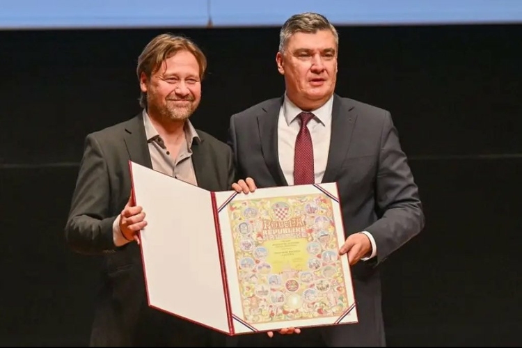 Vidákovics Szláven horvát állami kitüntetést kapott