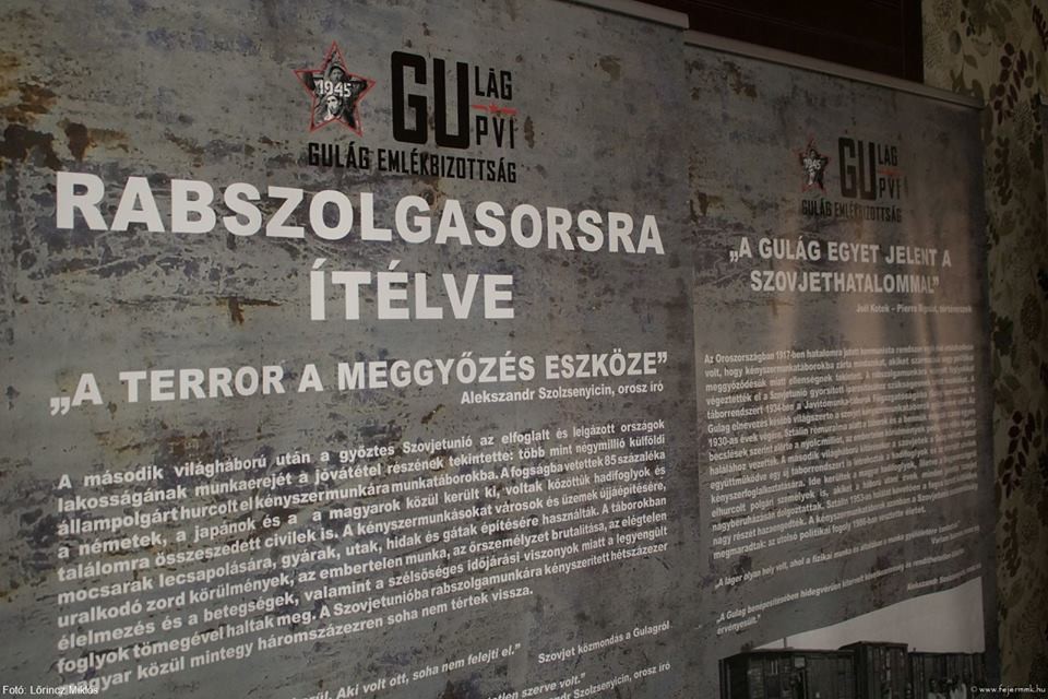 Rabszolgasorsra ítélve - a kiállítás szeptember 27-ig látható Székesfehérváron