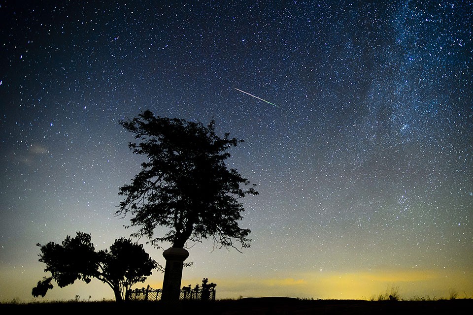 Augusztusi csillaghullás a fehérvárcsurgói Károlyi Kastélyparkban