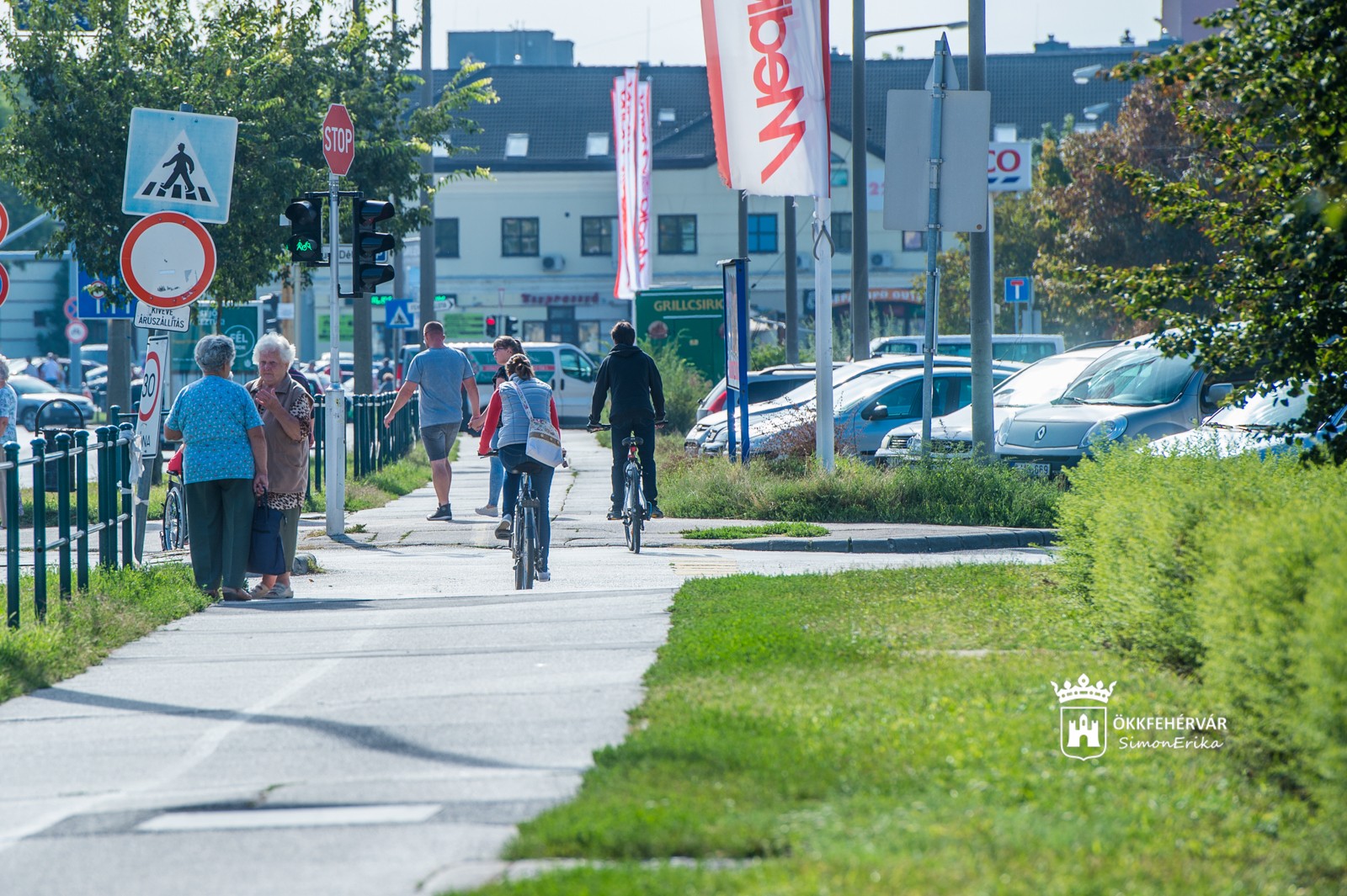 Átépítik a Palotai úti kerékpárutat - 18 km bicikliút épül Székesfehérvár belvárosának környékén