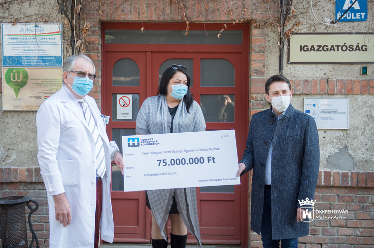 Fehérvár: 75 millió forinttal támogatja a kórházat a Howmet-Köfém