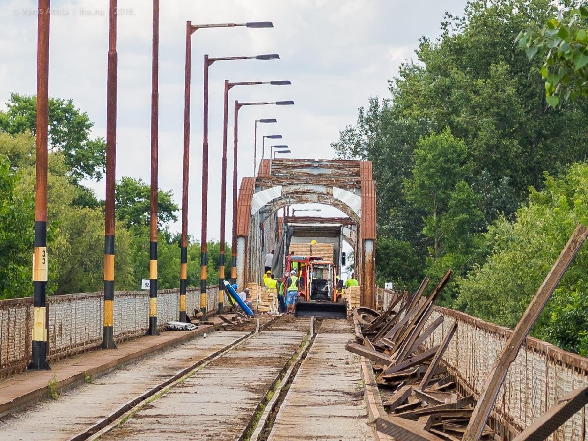 Hetekre lezárják a kiskörei Tisza-hidat jövő szerdától felújítás miatt 