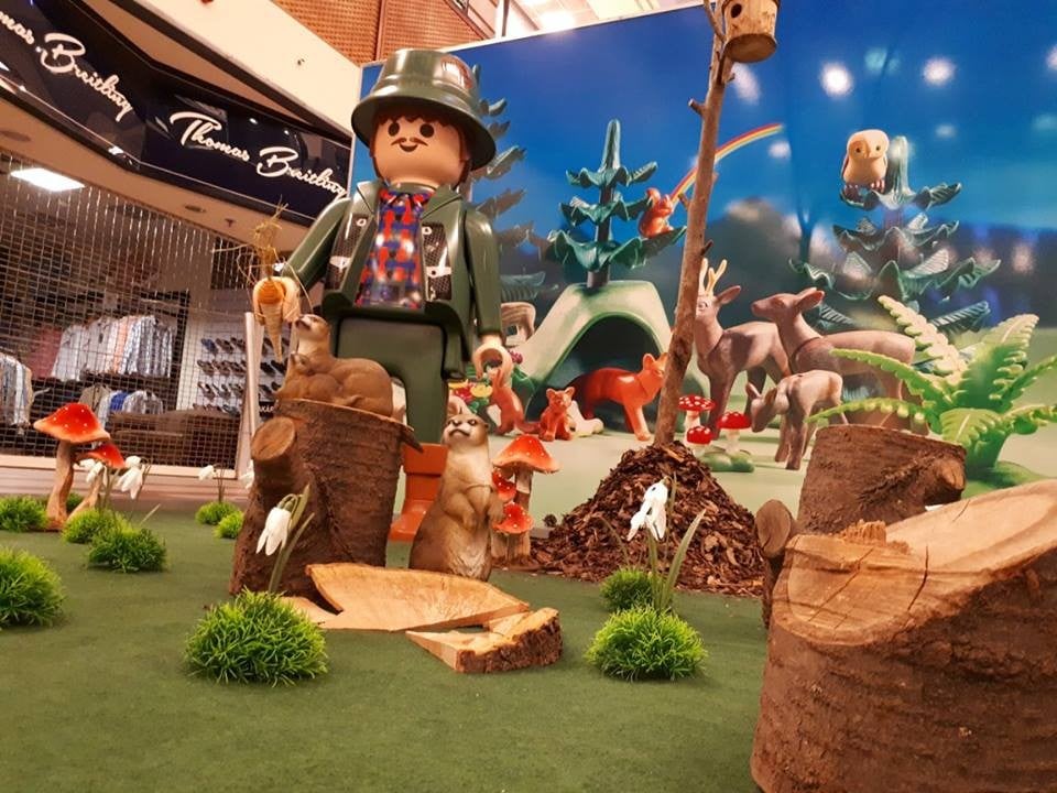 A Playmobil kiállítás első állomása a Szolnok Plazában