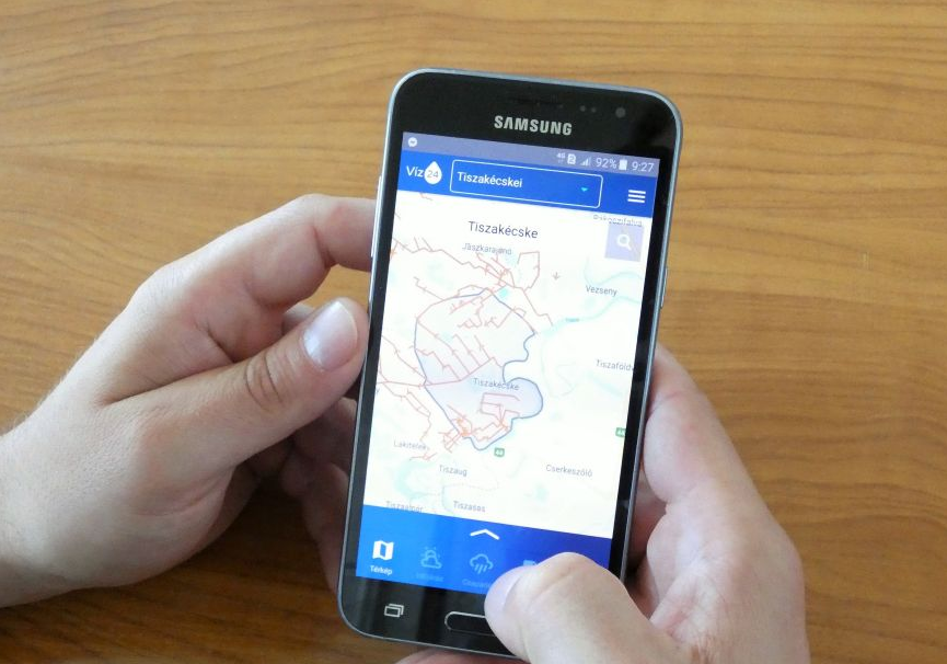 Villámárvizek kezelésére készült magyar okostelefon-alkalmazás