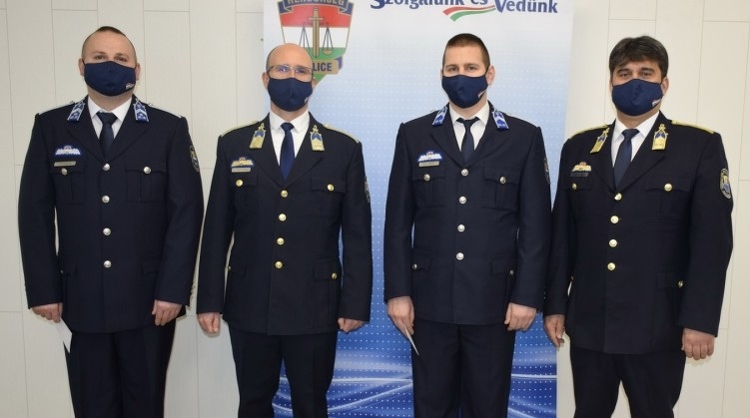 Elismerésben részesültek a kunszentmártoni rendőrök