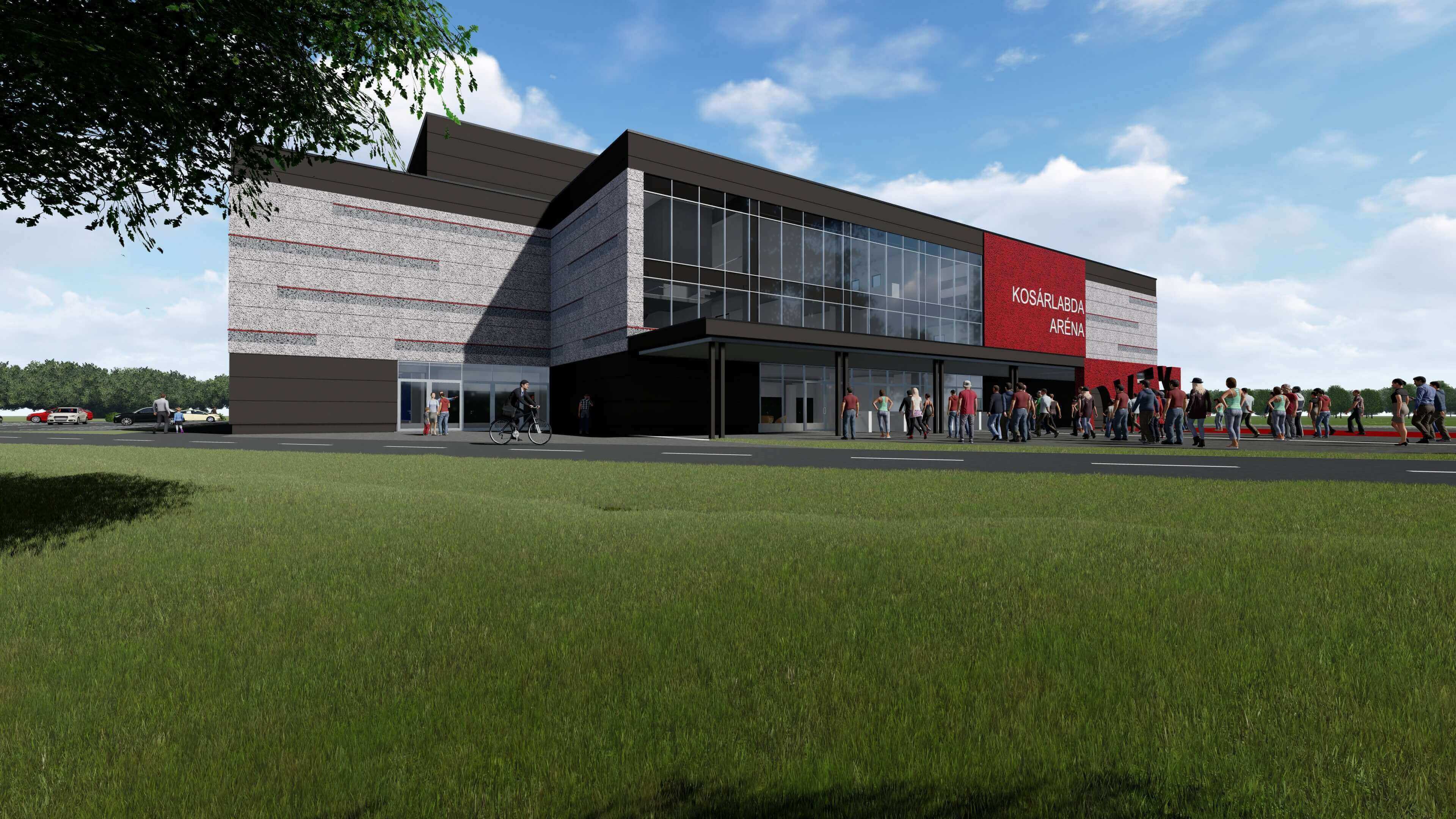 Elrajtolt a DVTK új sportcsarnokának építkezése Miskolcon