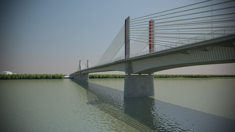 Kalocsai Duna-híd: átadták a munkaterületet, indul a kivitelezés