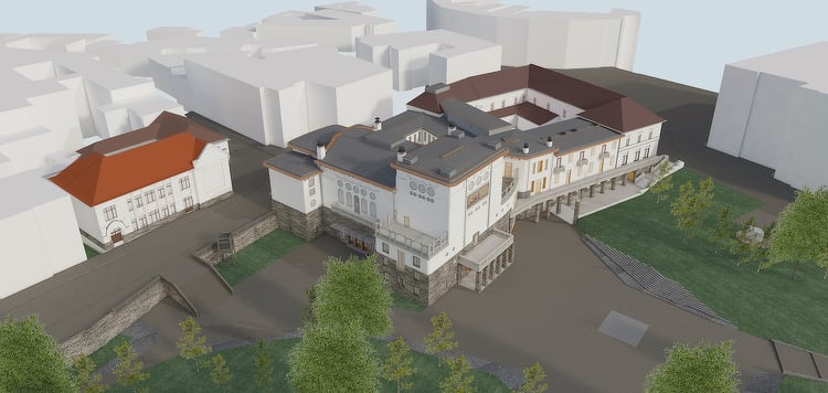 A tervek szerint zajlik a Veszprémi Petőfi Színház komplex felújítása