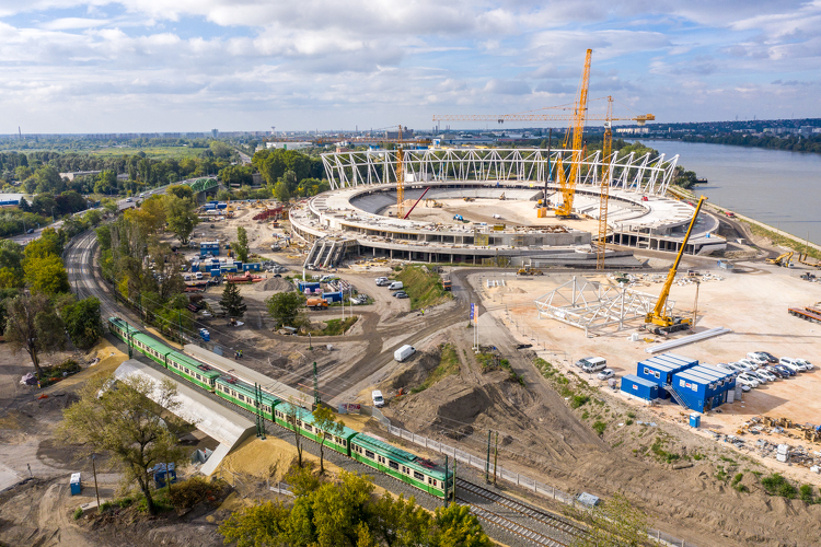 Újabb mérföldkőhöz érkezett a Nemzeti Atlétikai Stadion építése