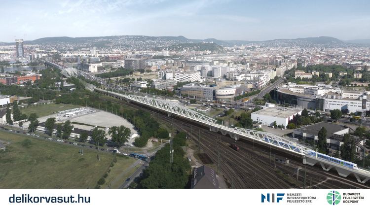 Különszintű kapcsolat készül Ferencvárosban: új vasúti hídon emelik át a személyszállító vonatokat