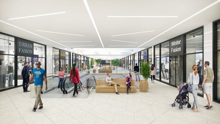 Hatalmas zöldfelülettel, GOBUDA Mall néven születik újjá az észak-budai bevásárlóközpont