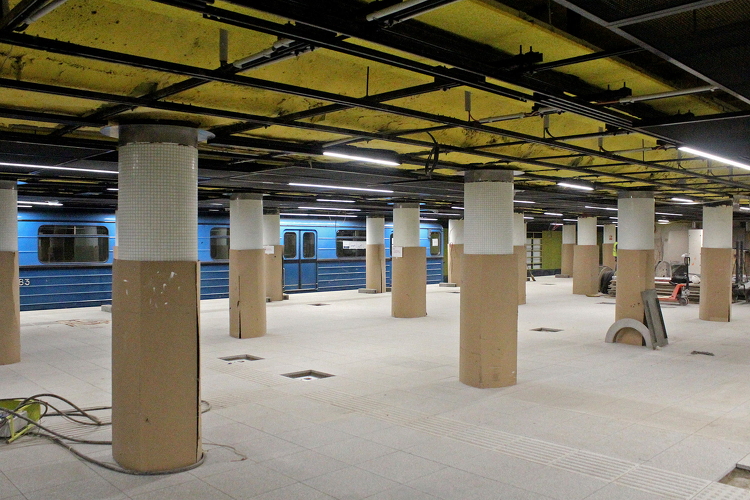 M3 metrófelújítás – májusban átadnak három állomást