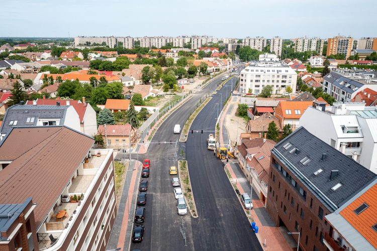 Elkészült a Debrecen belvárosát elkerülő nyugati kiskörút