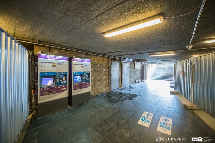 Ütemezetten halad a Határ úti metróállomás gyalogos aluljárójának felújítása