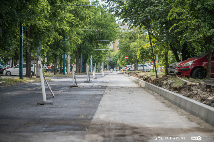 Újabb fontos szakaszához érkezett a zuglói Vezér utca felújítása