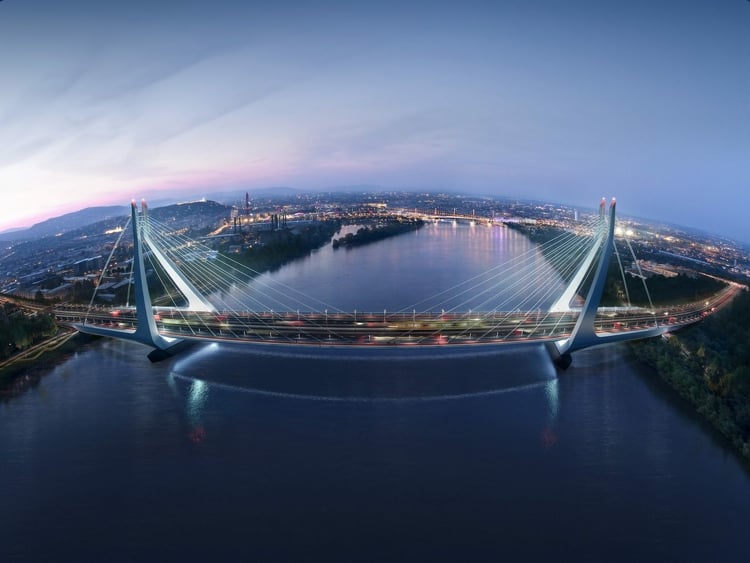 Építési engedélyt kapott az Új Duna-híd