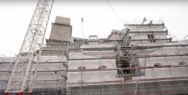 Így nyeri vissza egykori fényét a diósgyőri vár – videó