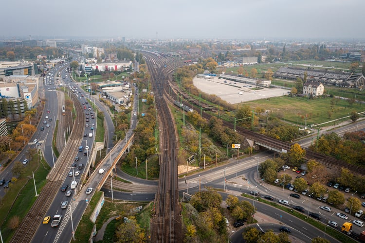 Ezen az útvonalon épül meg a főváros közlekedésének új ütőere - videó a Déli Körvasútról