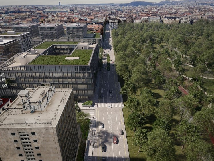 Belvárosi útfejlesztések indulnak Budapesten egy irodaprojekt részeként