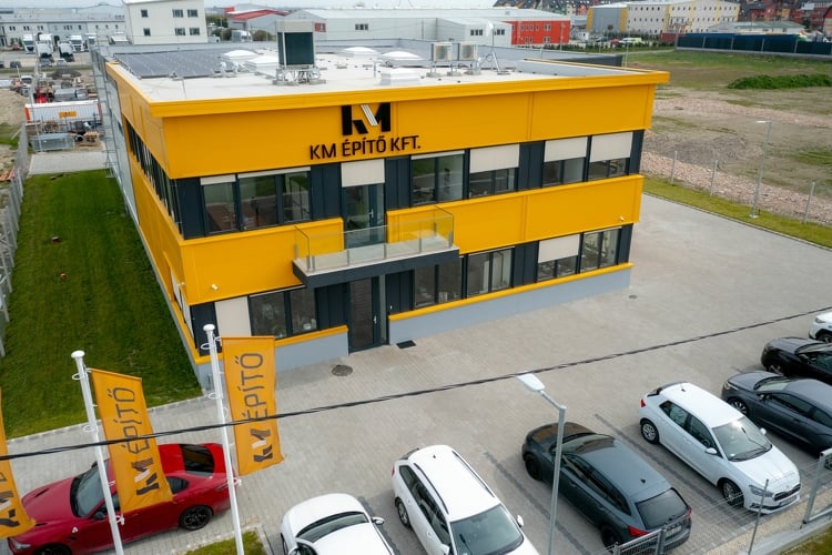 A KM Építő Kft. új központja a cég fejlődését szimbolizálja 