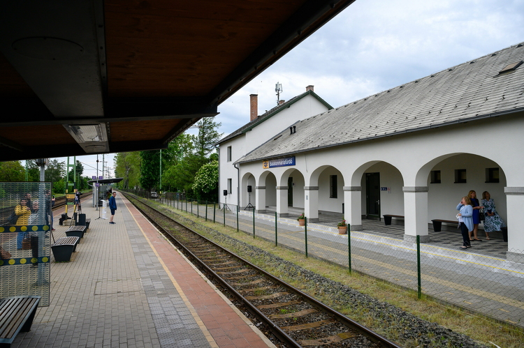 Megújult a balatonmáriafürdői vasútállomás