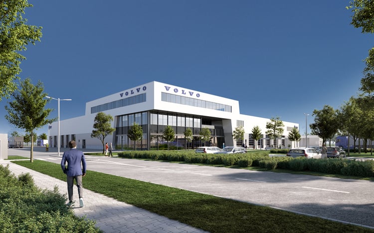 A Volvo Hungária legmodernebb és legzöldebb európai központját építi fel Ecseren a Weinberg