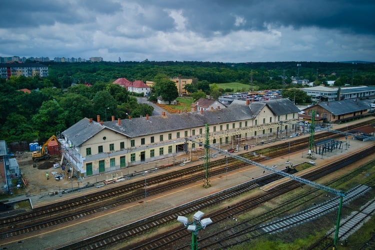 Így halad a veszprémi vasútállomás felújítása – fotók
