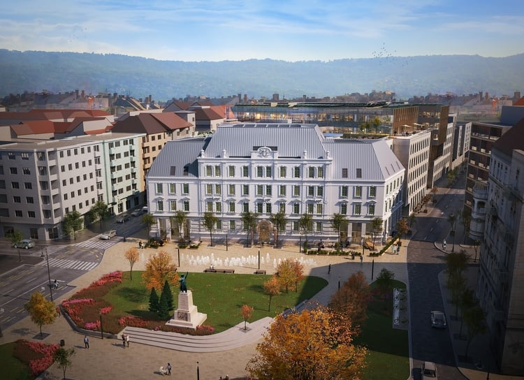 Így születik újjá egy klasszicista épület a Duna partján - videó