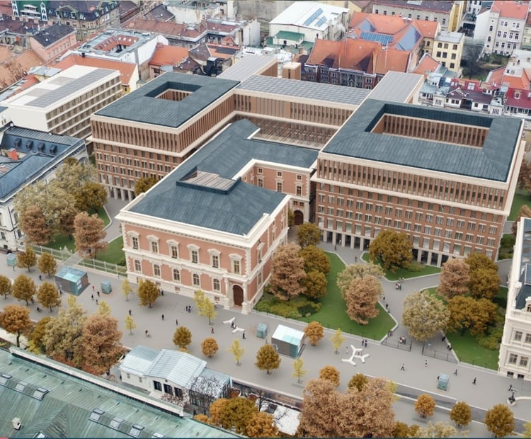Megépítik a budapesti Palotanegyedben a Pázmány új campusát