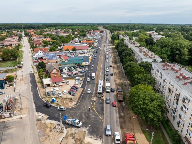 Közeleg Debrecen egyik legfontosabb útfejlesztése ötödik ütemének lezárása