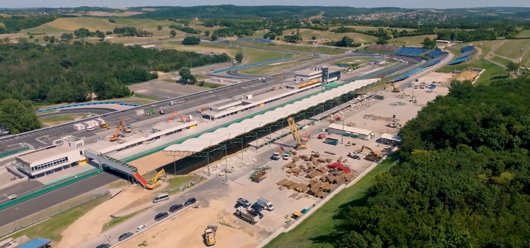 A futam lezárult, folytatódik a Hungaroring fejlesztése – videó a bontási folyamatokról