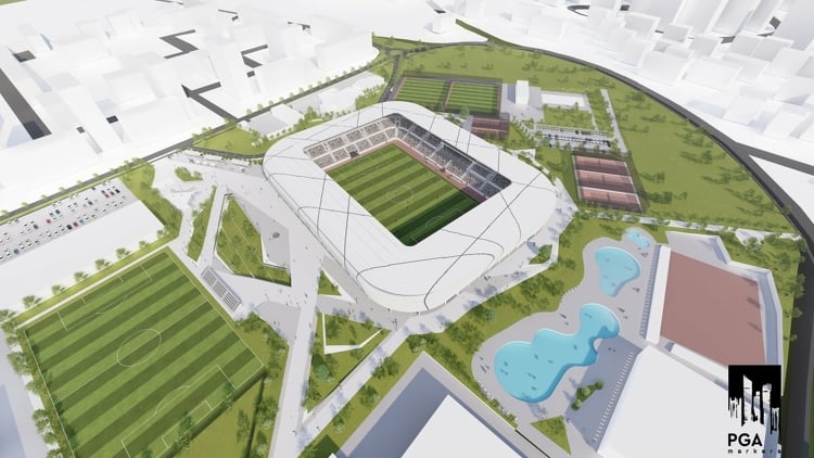 Stadion épül Vajdahunyadon
