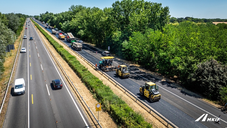 M7-es felújítások - napokon belül vége a korlátozásoknak