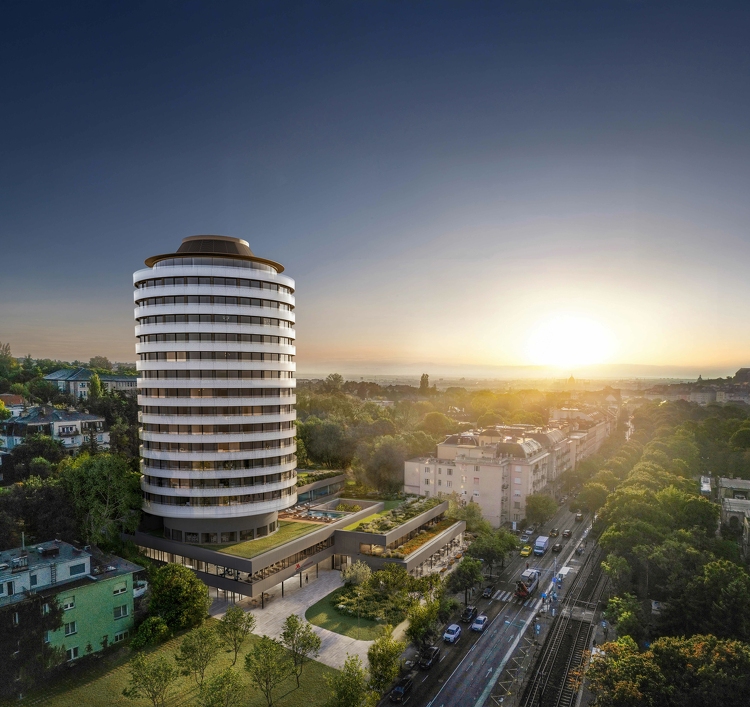 Magyarország első branded residence lakóépülete lesz a Körszálló