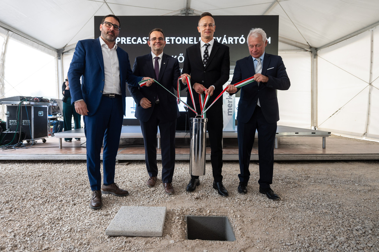 Nagyszabású ipari fejlesztés Dunavecsén - új betonelemgyártó üzem épül 