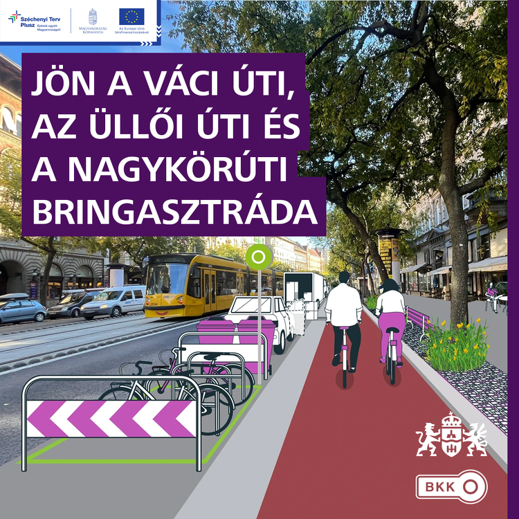 Tovább gurul a Bringasztráda program – Indulhat az újabb fővárosi bicikliút tervezése