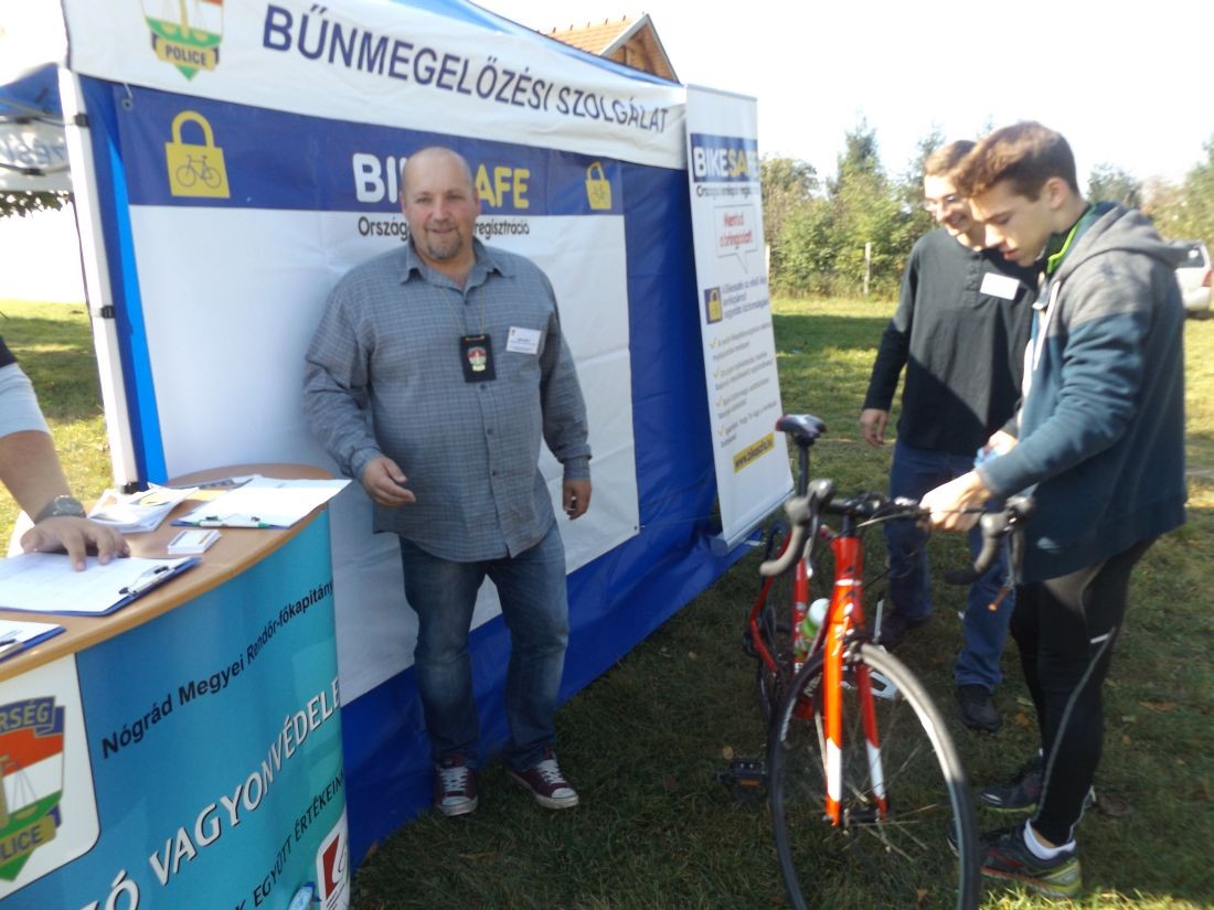 BikeSafe regisztráció a kerékpárversenyen