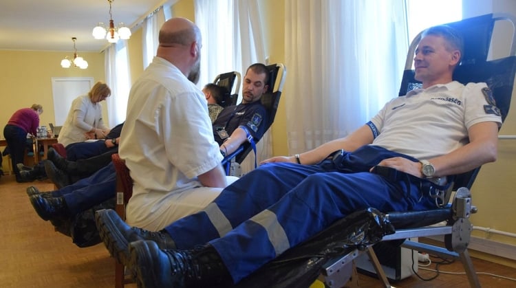 Vért adtak a nógrád megyei rendőrök