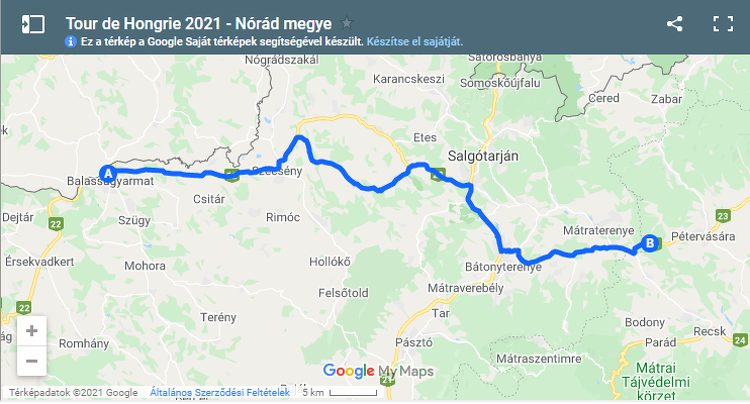 Tour de Hongrie Nógrád megyében