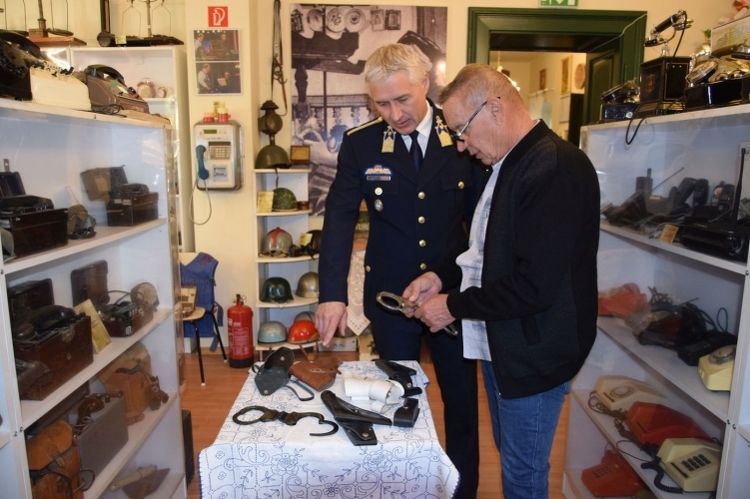 Rendőrségi eszközökkel bővült a szécsényi Nosztalgia Múzeum táralata