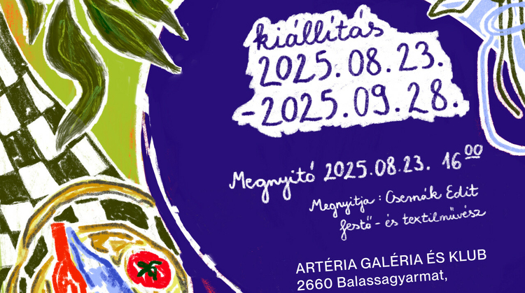Fiatal képzőművész kiállítására invitál az Artéria Galéria