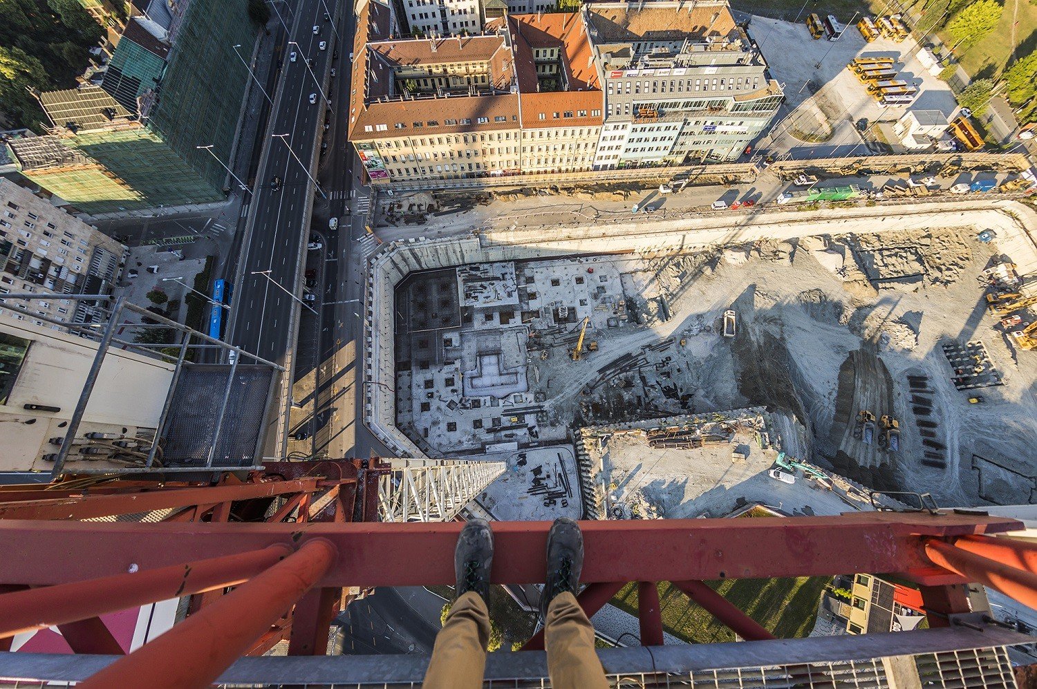 Budapest legmagasabb darujáról fotózták az óriásprojektet