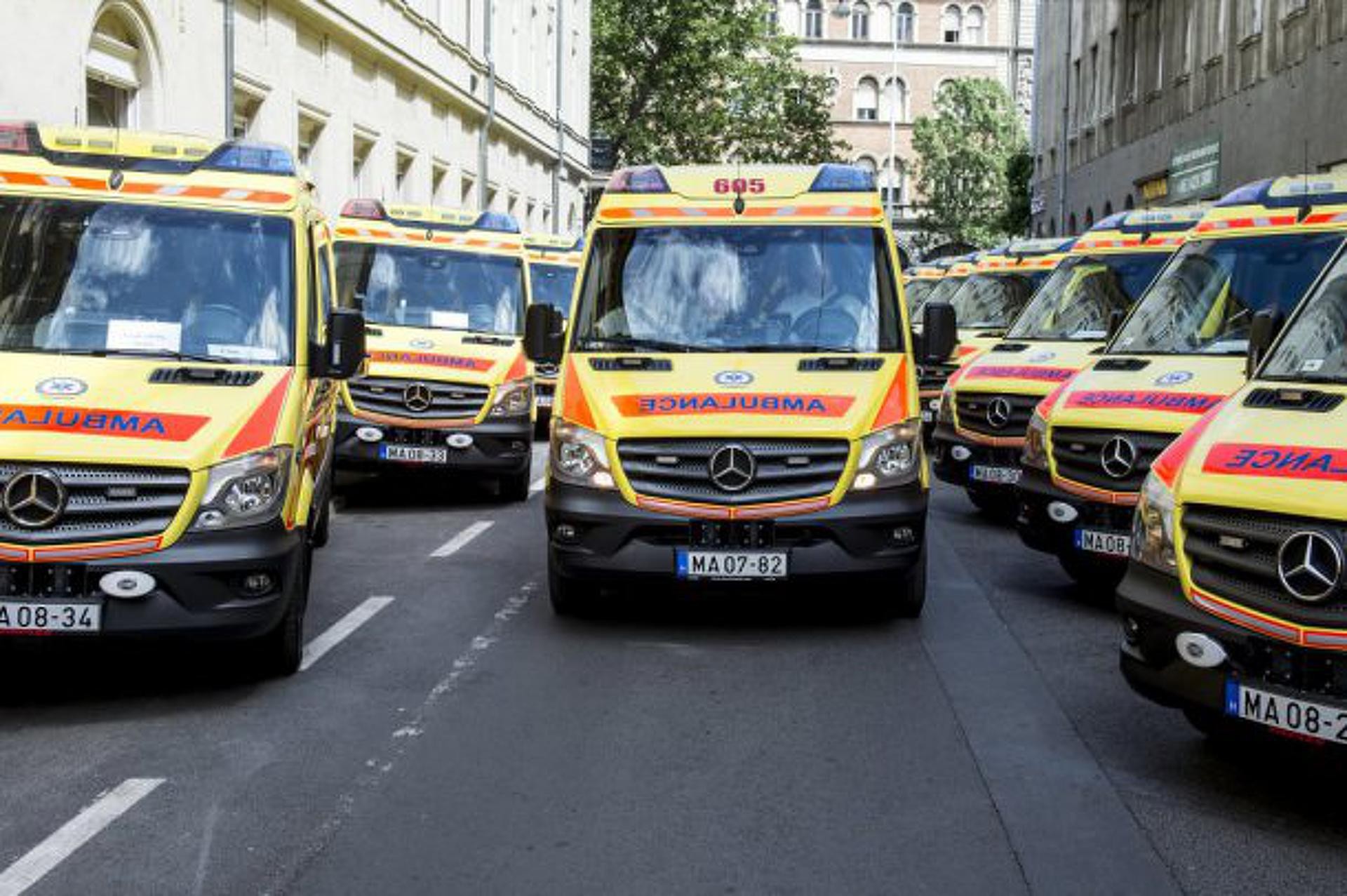 Új mentőautókat vásárol az Országos Mentőszolgálat