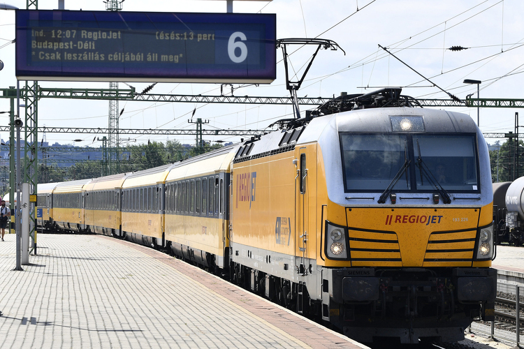 Napi két vonatjárat létesült Prága Bécs és Budapest között